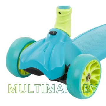 Самокат Novatrack RainBow Pro 135H.RAINBOW.GN9 (синий/зеленый, 2019) картинка 3
